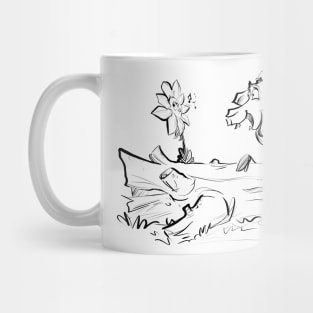 Goat & flower Mug